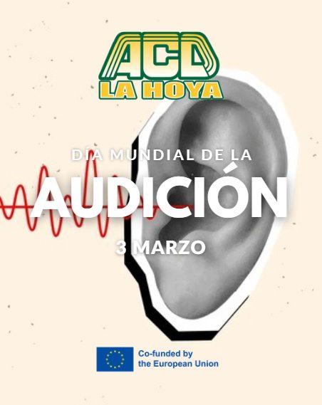 Puede ser una imagen de texto que dice "ACA LA HO DIA MU MUNDIAL DE LA AA AUDICIÓN DICIÓN 3MARZO Co-funded by the European theEuropeanUnior Union"
